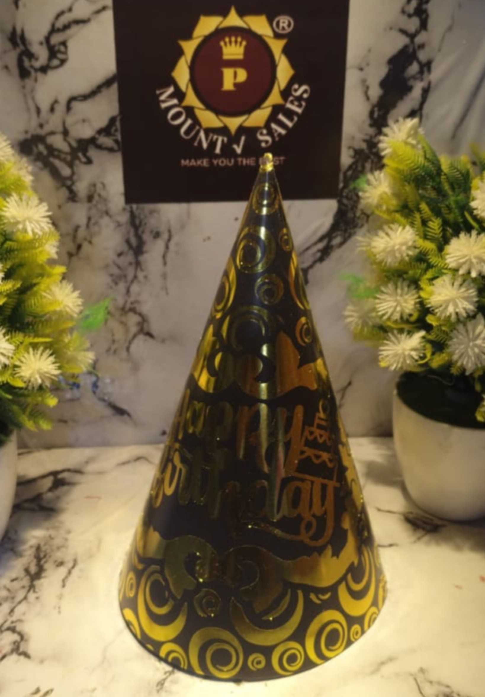 Metallic Birthday Cap -[Medium]